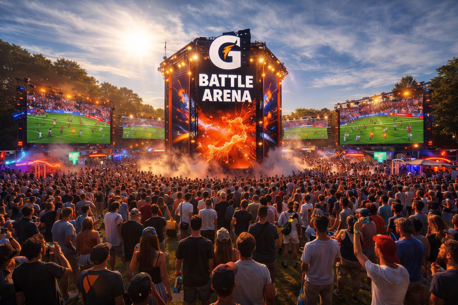 Gatorade Battle Arena activation concept